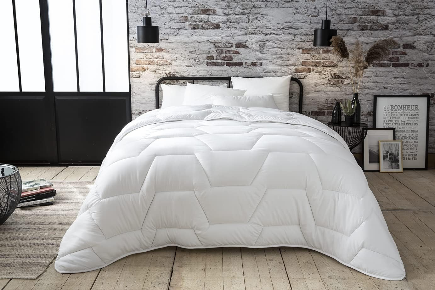 Abeil Funda nórdica Acaristop con efecto antiácaros y antibacterias, poliéster, blanco, 200 X 200 cm Edredones y edredones Naty Shop