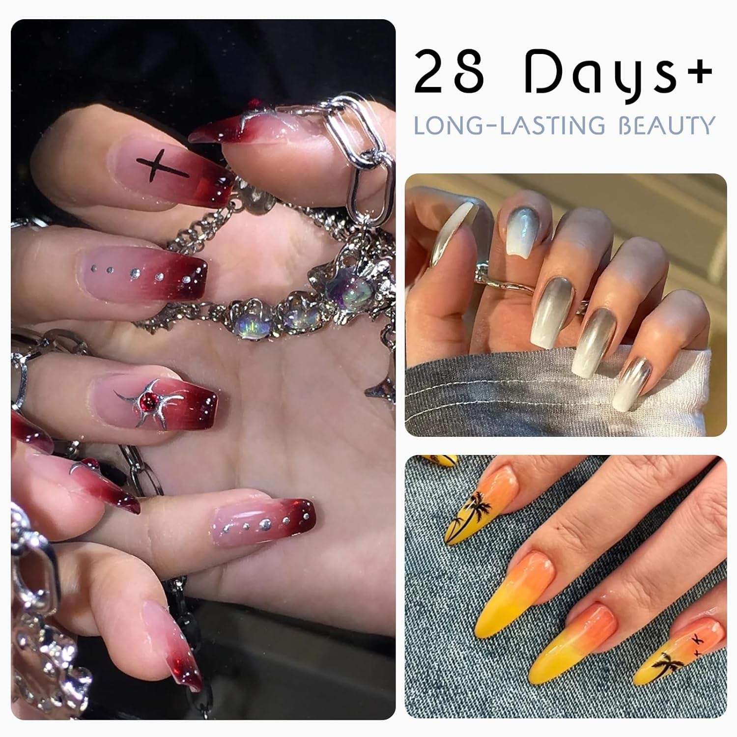 100 Stück Nail Art Schwamm Mit Metallgreifer, Esponja Pincel Aplicador, Esponja Nagel Pinsel, Nageldesign Zubehör Schwammpinsel, Verwendet, Um Eine Varavländ Von Gradient Nail Art Patterns Zu Ersetlen