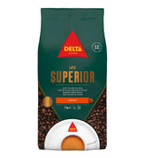 Lote de envases de café Delta Superior en grano 1 kg