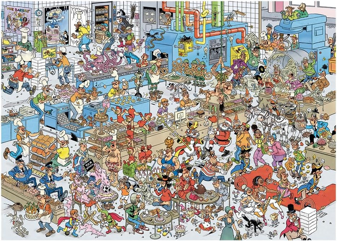Jan Van Haasteren, The Bakery, rompecabezas de 2000 piezas para adultos Puzzle Naty Shop