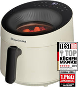 Russell Hobbs Airfryer, 5 litros, 10 programas, ventana Electrodomésticos Naty Shop Crema