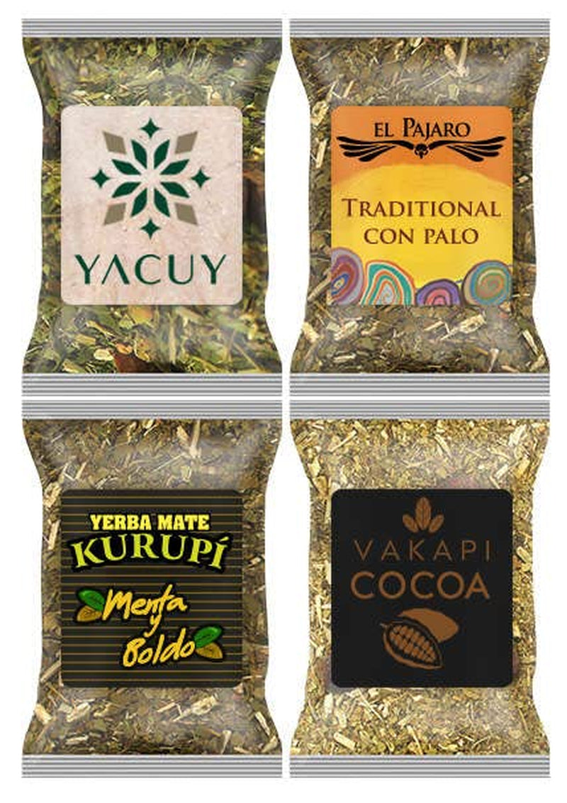 Juego de Té Yerba Mate ● Té Mate Mango Tropicales 500G ● Juego de Té Mate 4X25G ● Té Mate con Frutas ● Té Yerba Mate con Mango, Piña, Limón