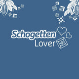 Barra de chocolate Schogetten Nougat 100g, en porciones individuales. Una delicia. Pieza por pieza.