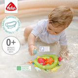 Red de baño Fehn rana - Juguete de baño para bebé para la bañera - Juguete de agua flotante para divertirse en el baño - Juguete de baño para bebés y niños pequeños a partir de 0 meses Baby Toys Naty Shop