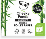 Servilletas de cóctel de bambú The Cheeky Panda | servilletas blancas 100 piezas servilletas de papel
