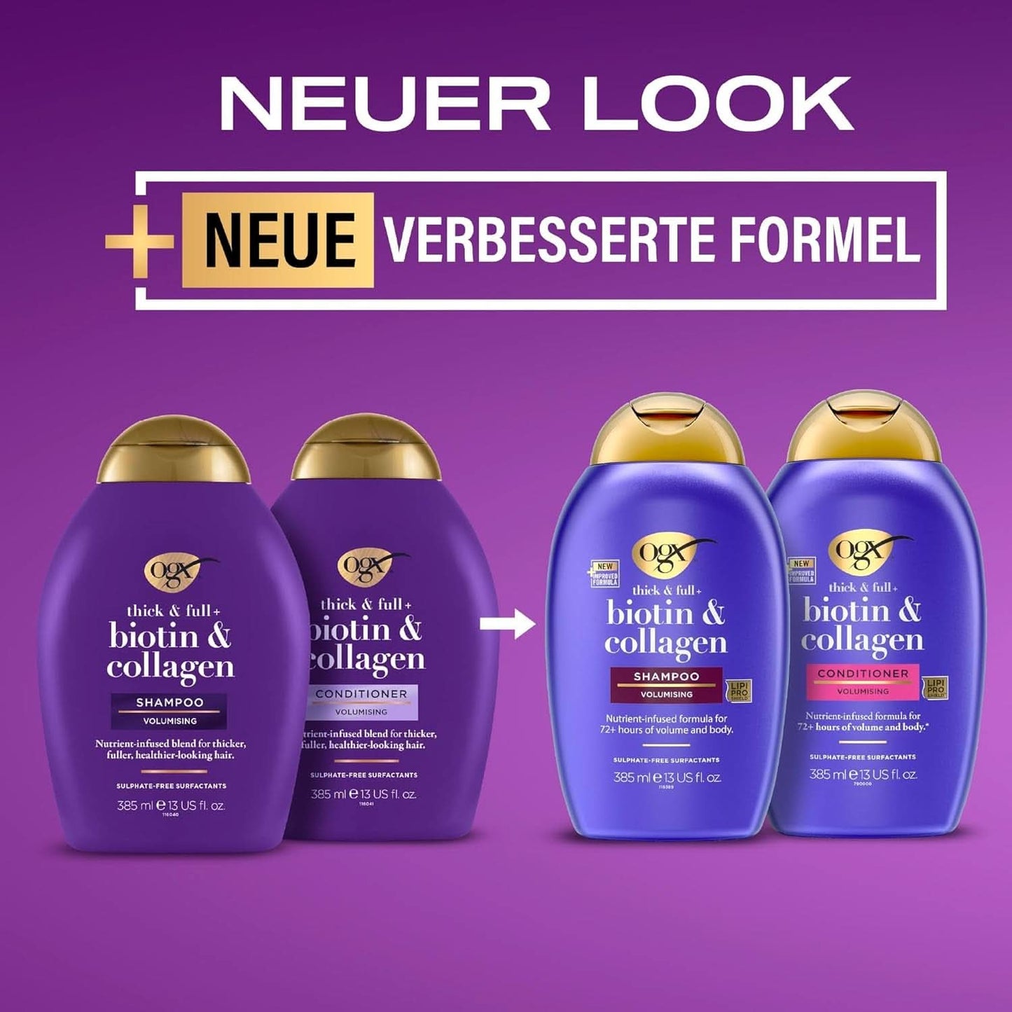 OGX Champú Biotina y Colágeno, 385 ml Ducha y baño Naty Shop
