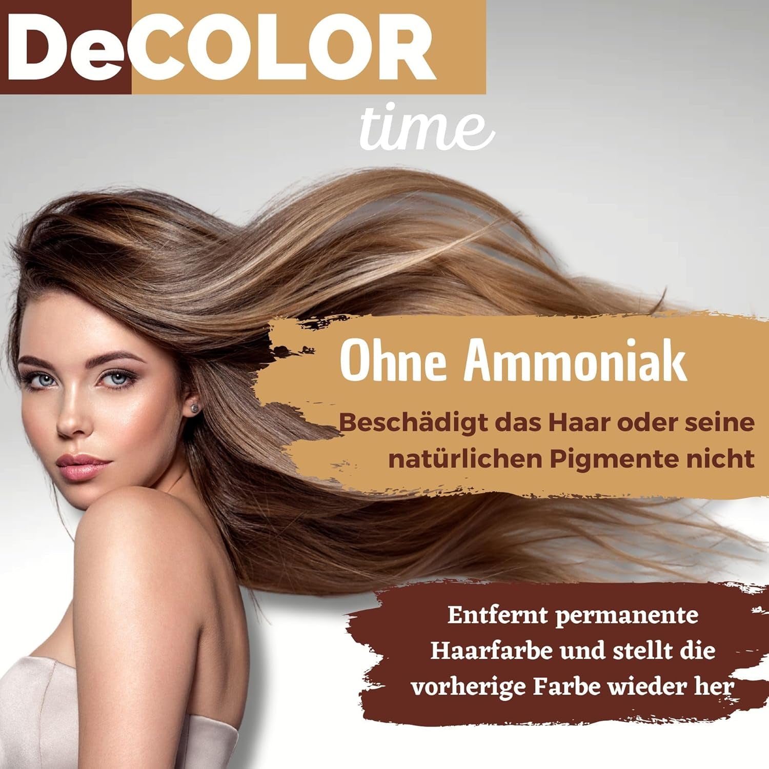 Sistema de tinte para el cabello DeColor Time | eliminación de tintes para el cabello | recupera tu color natural de cabello | eliminación del color pintado | 330 ml tinte para el cabello Naty Shop