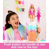 BARBIE Pop Reveal Rise & Surprise Set de regalo: más de 15 sorpresas, incluida 1 muñeca Barbie, accesorios de playa para diversión lúdica y frutal para niños de 3 años en adelante, HRK57