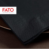 - Servilletas de papel desechables, ideales para aperitivos y cócteles, paquete de 100 servilletas, tamaño 24X24, 4 pliegues, 2 capas, color negro, papel 100% pura celulosa, certificado Fsc