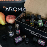Miaroma | Set: Bosque y Pradera - Puro Sabor Natural con Sabor a Fruta y Sabor a Fruta (5 x 10 ml) | Edulcorantes Naty Shop sin azúcar y sin azúcar