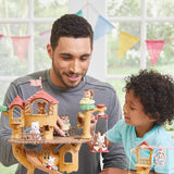 Sylvanian Families 5494 Casa del árbol con aventuras - Juego de casa de muñecas