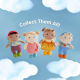 HABA Guardian Angel Lore - Muñeco de tela esponjoso (15 cm), regalo de bienvenida perfecto para bebés y niños pequeños - Lavable a 30 °C - 2011870001