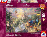 Schmidt Spiele Puzzle 59475 - Thomas Kinkade, La Bella y la Bestia de Disney, Puzzle de 1000 piezas [Exclusivo de Amazon] Puzzle Naty Shop Título predeterminado