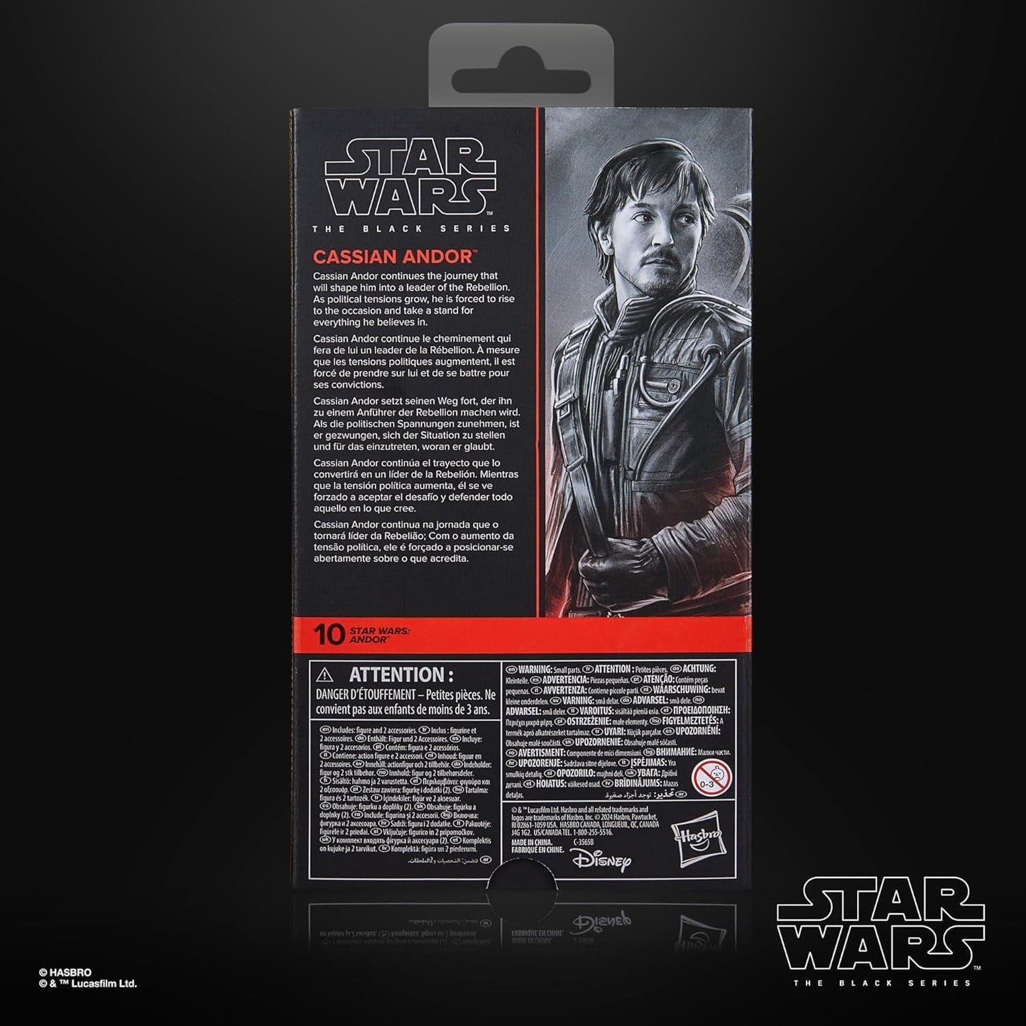 Figura de acción coleccionable Star Wars Black Series Cassian Andor Andor, 15 cm Figuras de acción Naty Shop