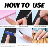 600 Uds. Puntas de uñas postizas ovaladas, 12 tamaños, puntas de uñas cortas, media cubierta francesa, puntas de uñas postizas para salón de uñas DIY transparente