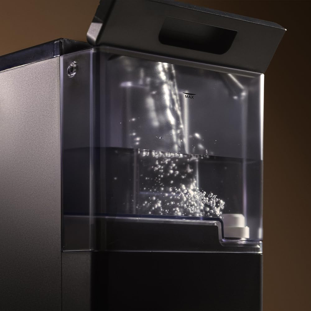 Cecotec Cafetera espresso compacta Cremmaet Cube, 1350 W, sistema de prensado 10 g, sistema de preinfusión, 19 bar, sistema thermoblock, 5 niveles de molienda, panel de control táctil