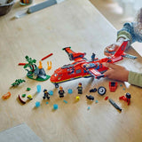 LEGO City Avión de Bomberos, Avión de juguete para niños, set de construcción con 3 figuras de bomberos y decoración de fuego, excelente idea de regalo para niños y niñas a partir de 6 años 60413 Juegos de construcción Besuche den LEGO-Store
