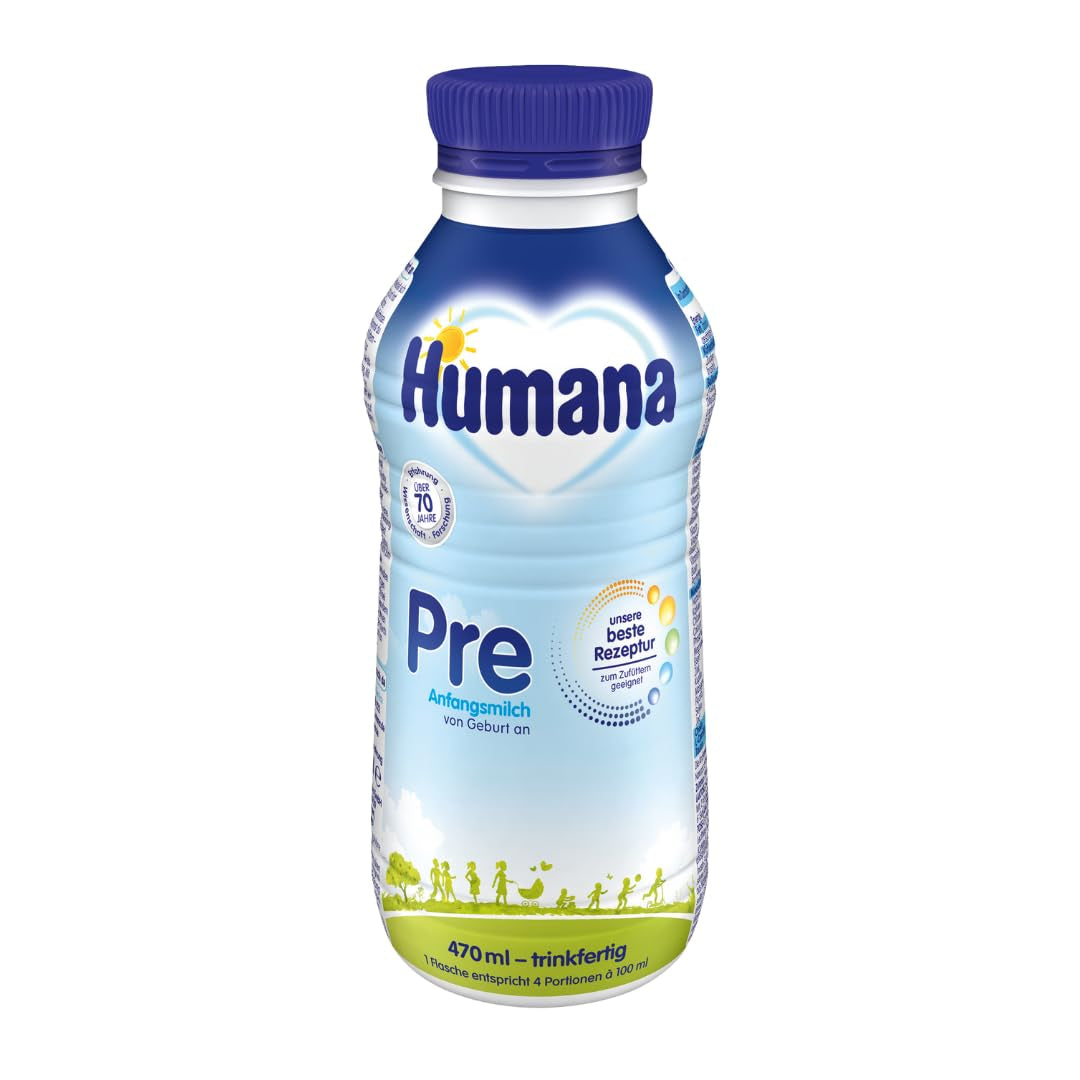 Leche infantil Humana PRE, lista para beber, biberón 470 ml