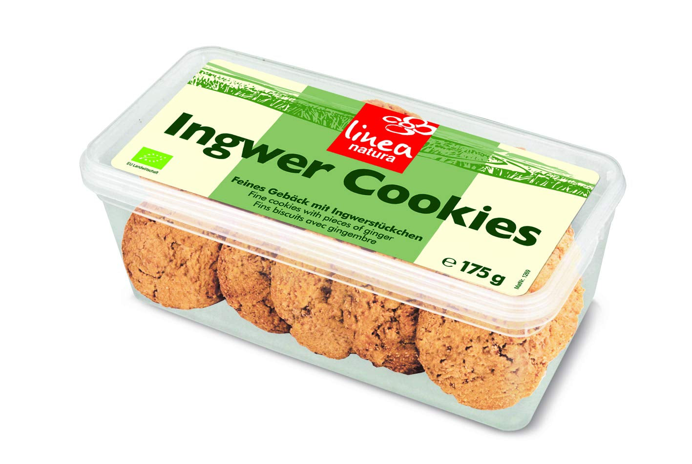Galletas de jengibre orgánicas, paquete de 6 (6 x 175 g)
