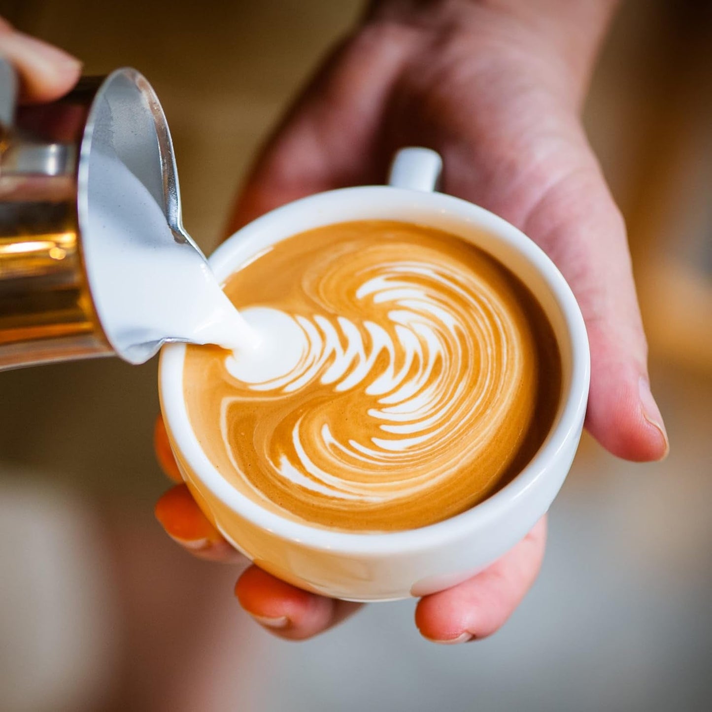 DER-FRANZ Kaffee Crema, Intensidad 4/5, 100% Arábica, Ganze Kaffeebohnen, 1000g