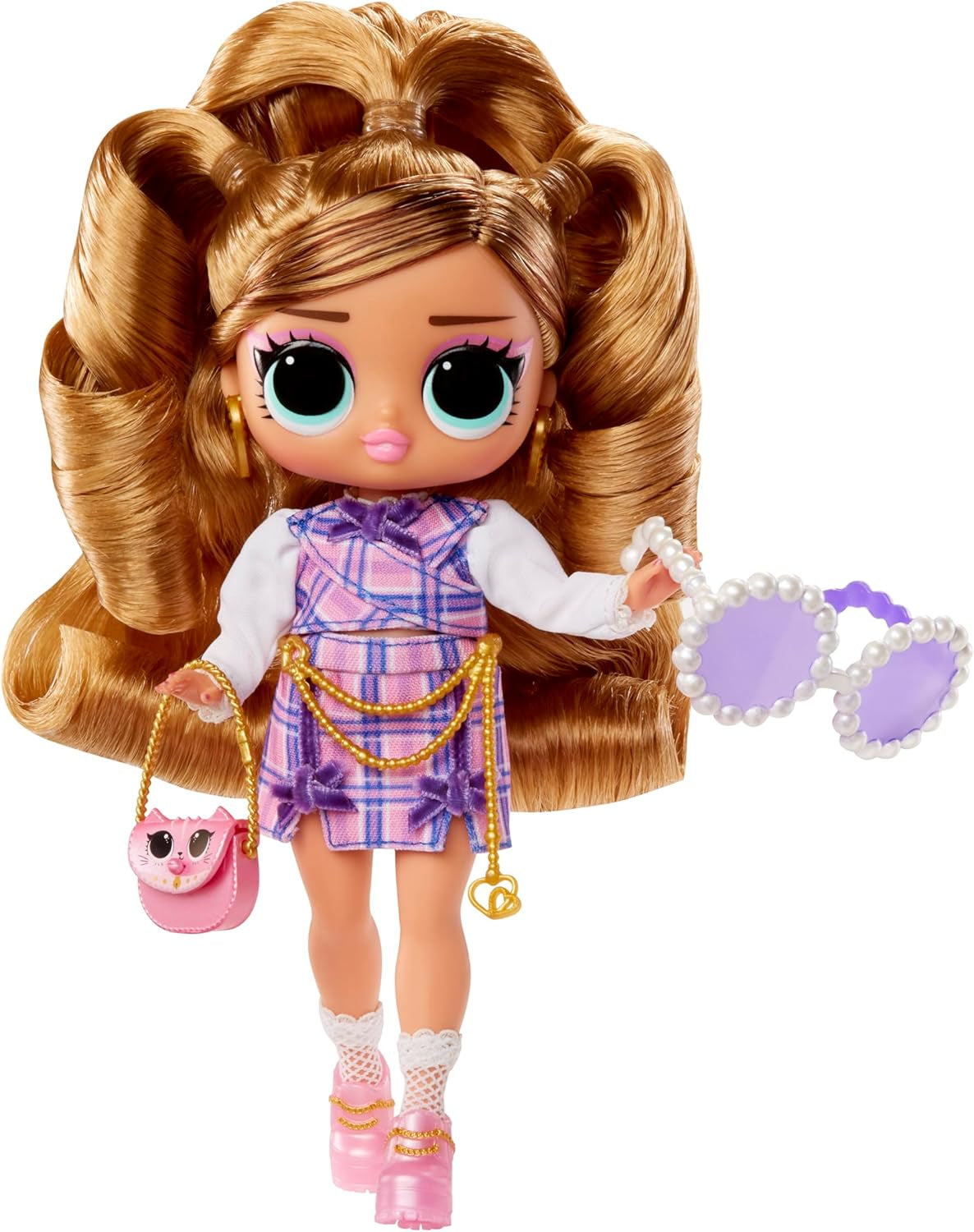 Jajaja ¡Sorpresa! Tweens Core Doll - Fancy Girl - Incluye 1 muñeca de moda con atuendo y accesorios, 4 objetos coleccionables, Rose