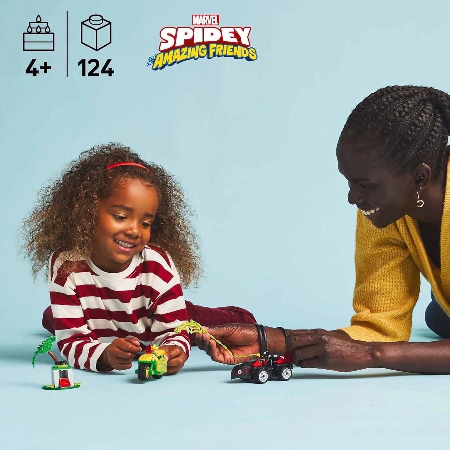 LEGO Marvel Diversión de acción con giros y electro en sus Dino Speedsters, Coche de superhéroes para construir para niños y niñas a partir de 4 años, Set de héroe con coche de juguete, Spidey y sus súper amigos 11198 Juegos de construcción Beuche den LEGO-Store