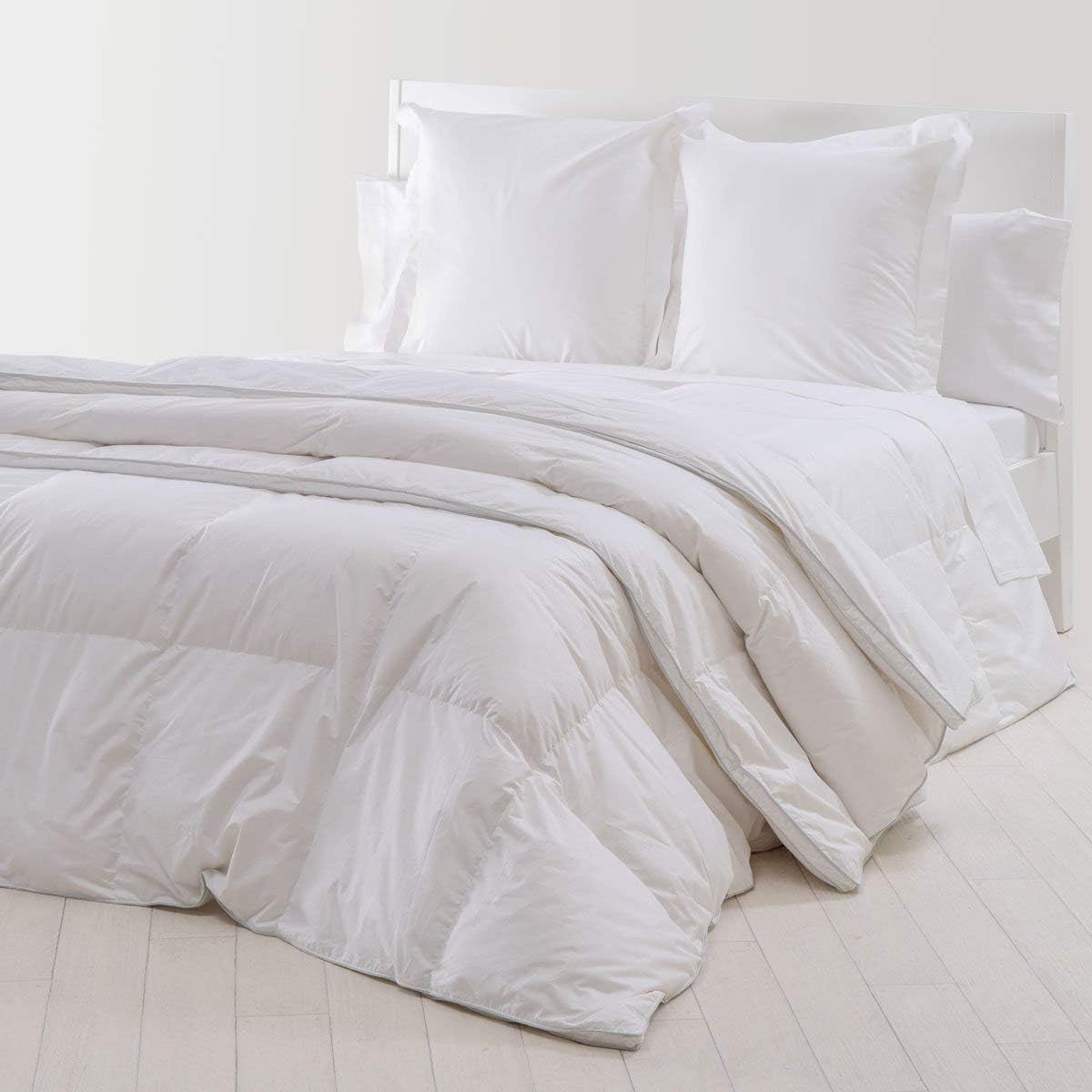 Platino, plumón de ganso, 300 g/m², 240 X 220 cm, blanco (white) Edredones y colchas Naty Shop