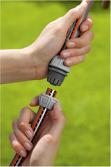 Reparador Gardena de 13 mm (1/2 pulgada) y 15 mm (5/8 pulgada): reparación rápida y sencilla de mangueras sin herramientas, Power Grip, alta fuerza de sujeción, en caja (18232-20)