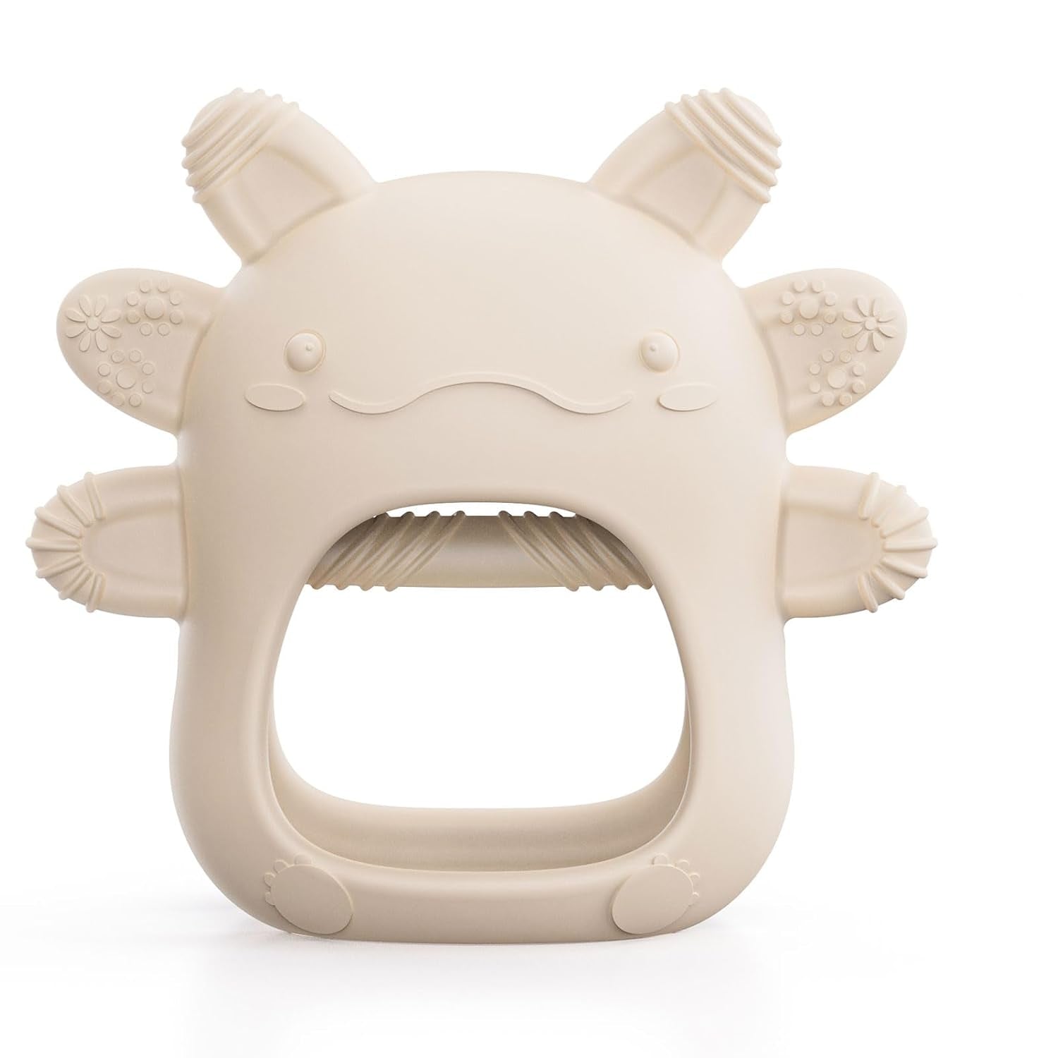 Akolik Mordedor para bebé de 0, 3, 6 y 9 meses, juguete y ayuda para morder, mordedor para bebé sin BPA, manoplas para la dentición, regalos seguros para alimentos para recién nacidos