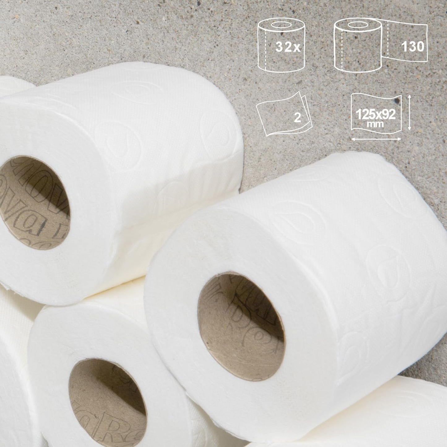 Papel higiénico Renova Super Blanco, 32 rollos