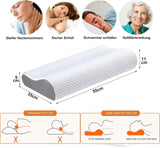 Ecosafeter Almohada Viscoelástica Almohada Cervical Ergonómica para Diferentes Posiciones de Dormir con Funda Extraíble Almohadas Ortopédicas Cervicales Naty Shop