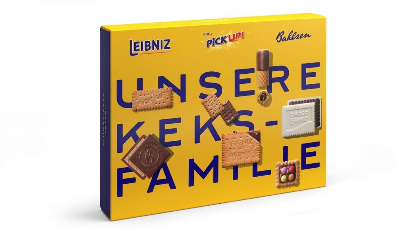 Bahlsen Our Biscuits Family, paquete de 9, mezcla de galletas con 7 variedades crujientes de galletas de chocolate (9 x 280 g)