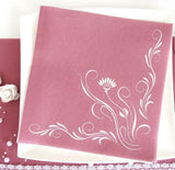 Appartina Elegantia Servilletas Airlaid Tipo Tela 40X40 Cm, Servilleta de Boda de Alta Calidad, Servilletas de Boda Tipo Tela Servilletas Desechables para Diversas Ocasiones (Rosa Oscuro)