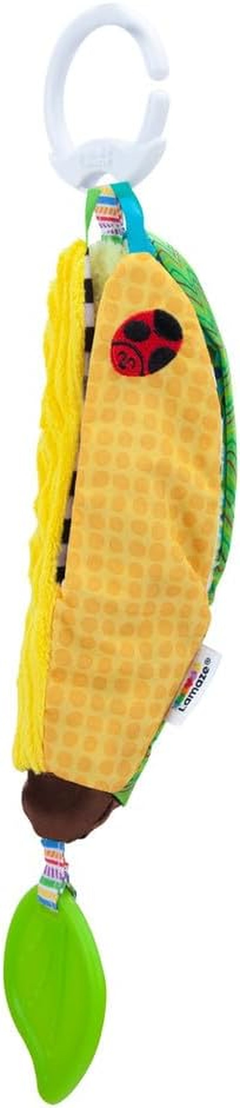 LAMAZE Bea the Banana, Cochecito con Clip y Cochecito para Recién Nacido, Juguete Sensorial para Bebé con Colores y Sonidos, Juguete de Desarrollo para Niños y Niñas de 0 a 24 Meses, Amarillo Juguetes para Bebé Naty Shop