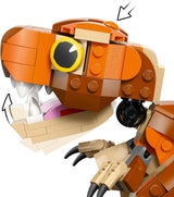 LEGO Jurassic World Little Eatie: T.Rex Juguete de construcción para niños y niñas Set de construcción de dinosaurios de 7 años Modelo de regalo para niños con boca, cabeza y cola móviles 76967 Juegos de construcción Besuche den LEGO-Store