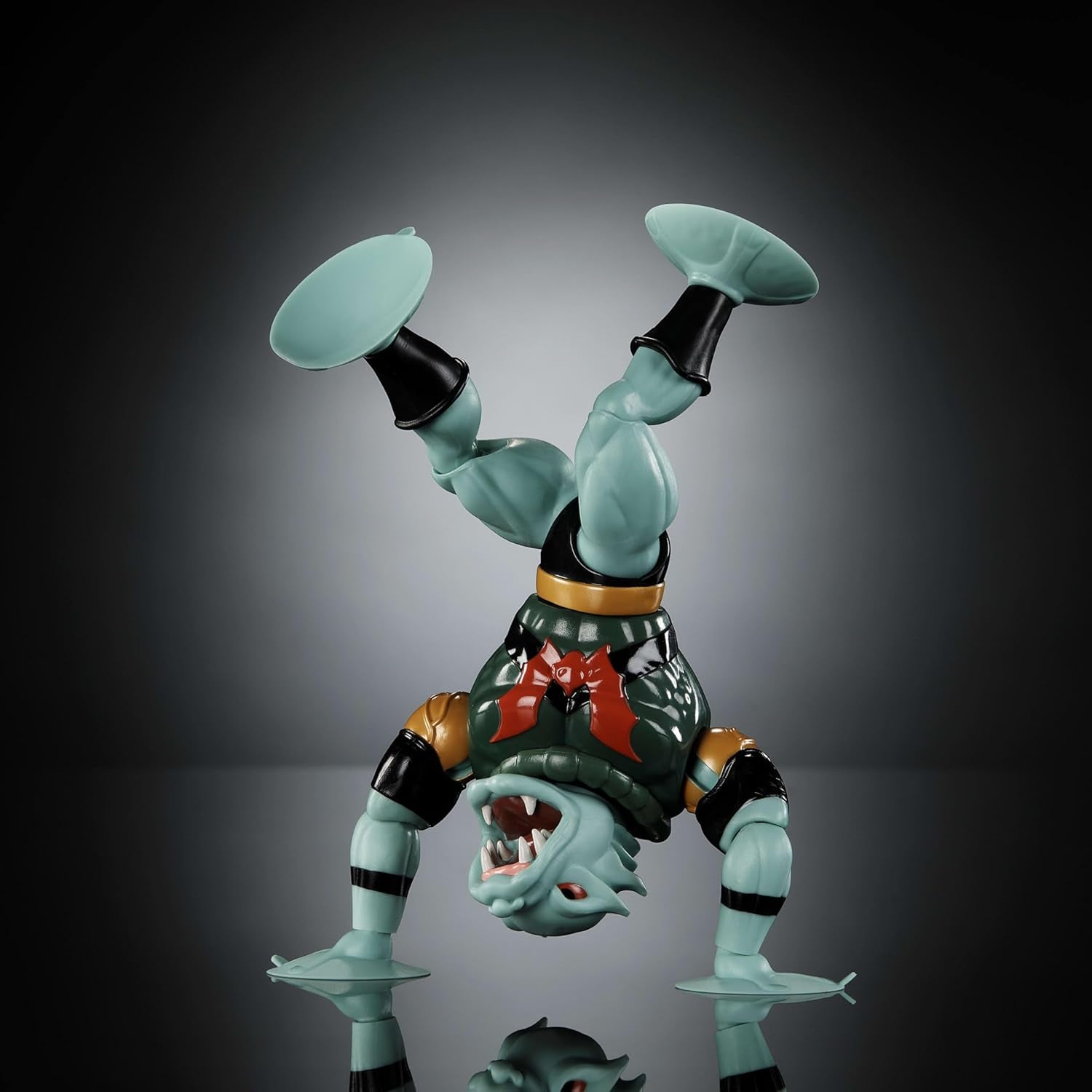 Figura de acción Leech de Masters of the Universe Origins de la colección Cartoon, aprox. Monstruo succionador de 14cm de altura de la serie de los 80, diseño y complementos con muchos detalles, JBM83 Figuras de acción Naty Shop