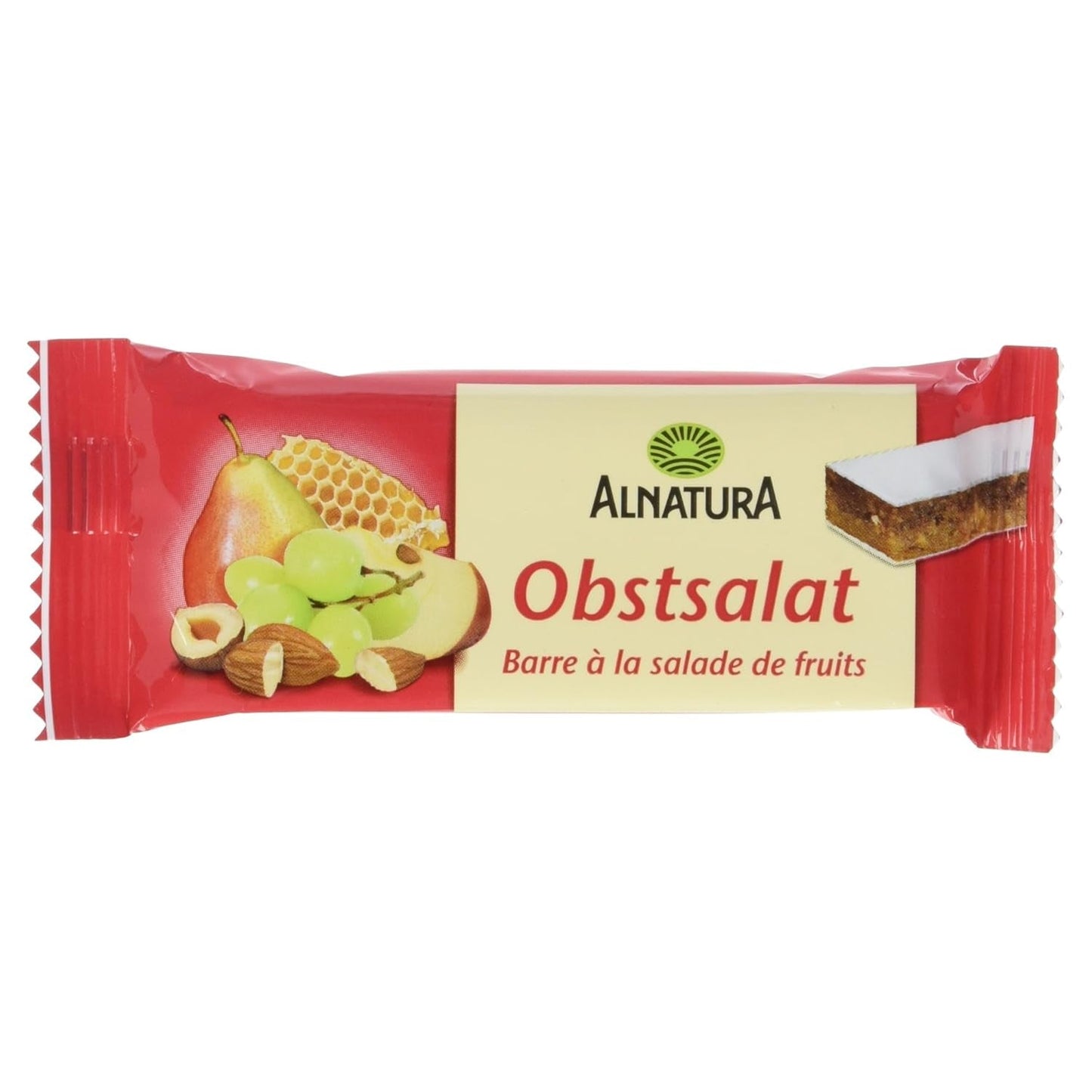 Bio Obstsalat-Riegel, paquete de 16 unidades (16 x 40 g)