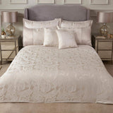 Edredón Duquesa para cama king size, 100% poliéster, color crema Emma Barclay Camas y Fundas Nórdicas Color crema King size