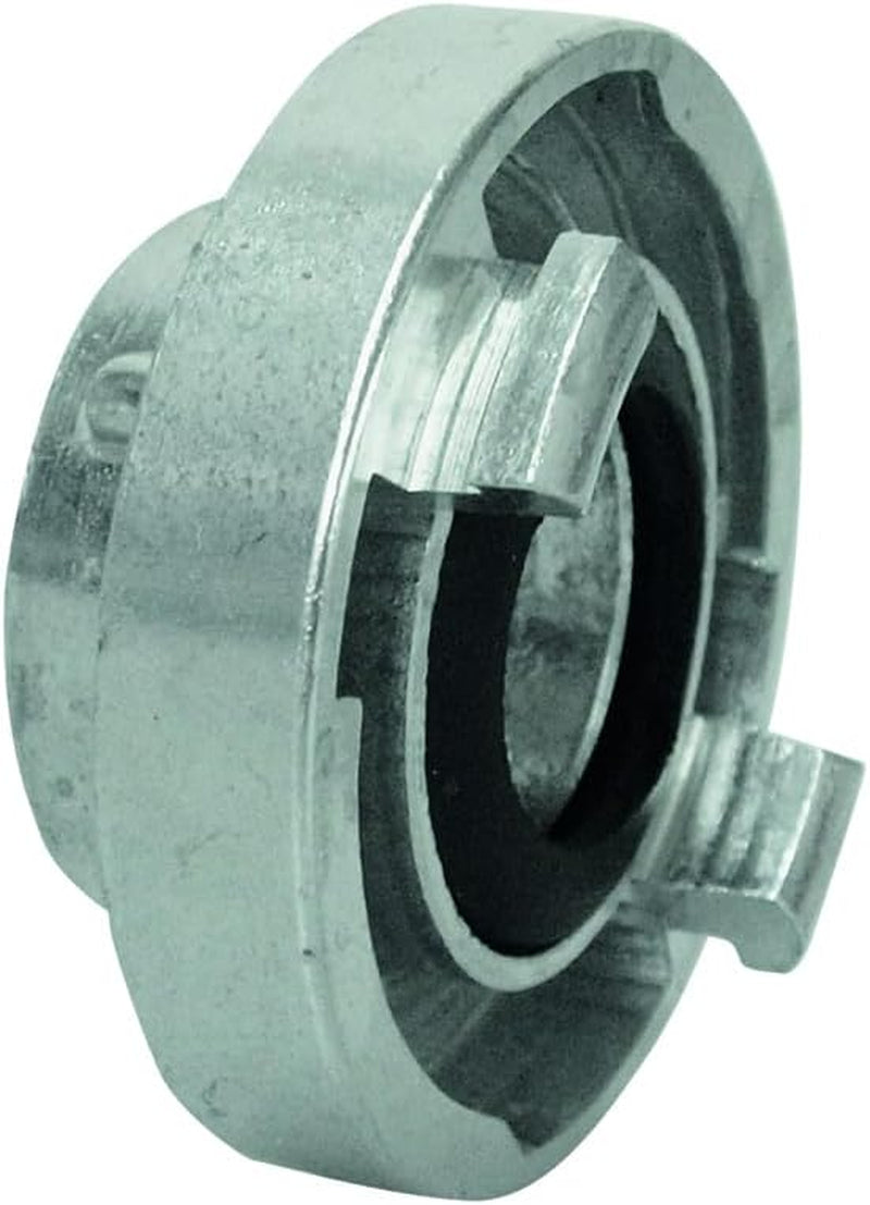 Storz Acoplamiento TIPO C 52, rosca interna de 2", para tuberías y accesorios con junta tórica de nitrilo para insertos de succión y presión, fabricado en aluminio, 31092
