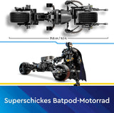 LEGO DC Batman: Bloques de construcción Batman con Batpod, juguete de película de superhéroes, set de juego de aventuras para niños, regalo para niños y niñas 76273 Juegos de construcción Besuche den LEGO-Store