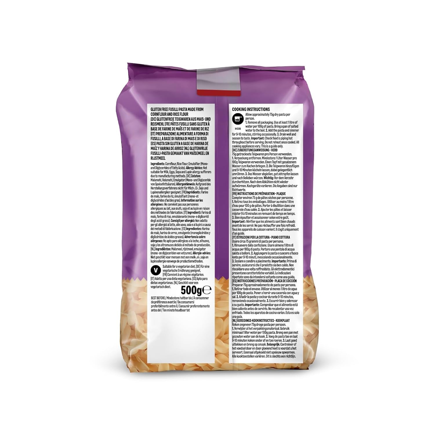 de Amazon fusilli sin gluten, 500g