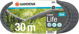 Manguera textil Gardena Liano Life de 1/2 pulgada, juego de 30 m: Manguera de jardín textil extremadamente flexible con manguera interior de PVC, sin dobleces, ligera, resistente a la intemperie (18457-20)