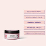 Maria Nila Color Refresh 300 ml: una bomba de color nutritiva que contiene pigmentos colorantes temporales que refrescan rápidamente el color del cabello. 100% vegano. Sin sulfatos y sin parabenos. Naty Tienda tinte para el cabello