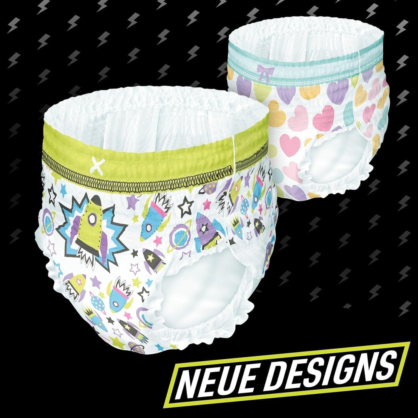 Pantalones de pijama de nave espacial, 9 pantalones de noche absorbentes, 8 años, 27 kg-43 kg, protección contra fugas durante toda la noche