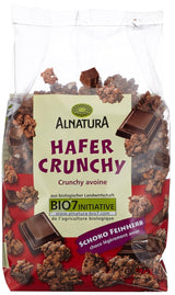 Tortitas de avena crujientes con chocolate ecológico, 375g