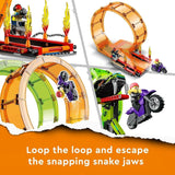 LEGO 60339 City Stuntz Show de Stuntz, Set de Doble Bucle, Incl. rampa, camión monstruo, motocicleta 2X y 7 minifiguras, juguete para niños mayores de 7 años Juegos de construcción Besuche den LEGO-Store