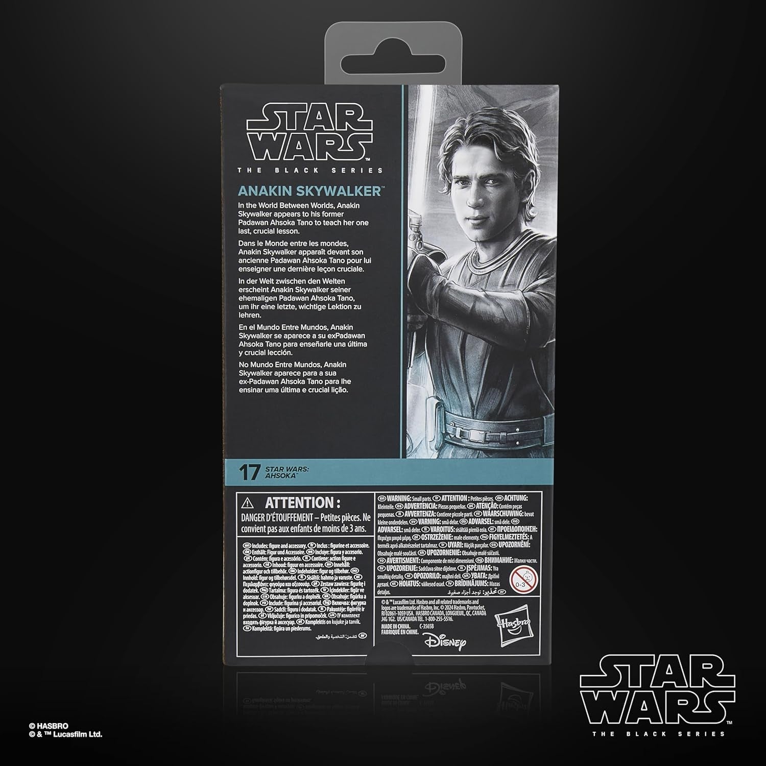 Star Wars The Black Series Anakin Skywalker, Star Wars: Ahsoka Figura de acción coleccionable premium (15 cm) Figuras de acción Naty Shop