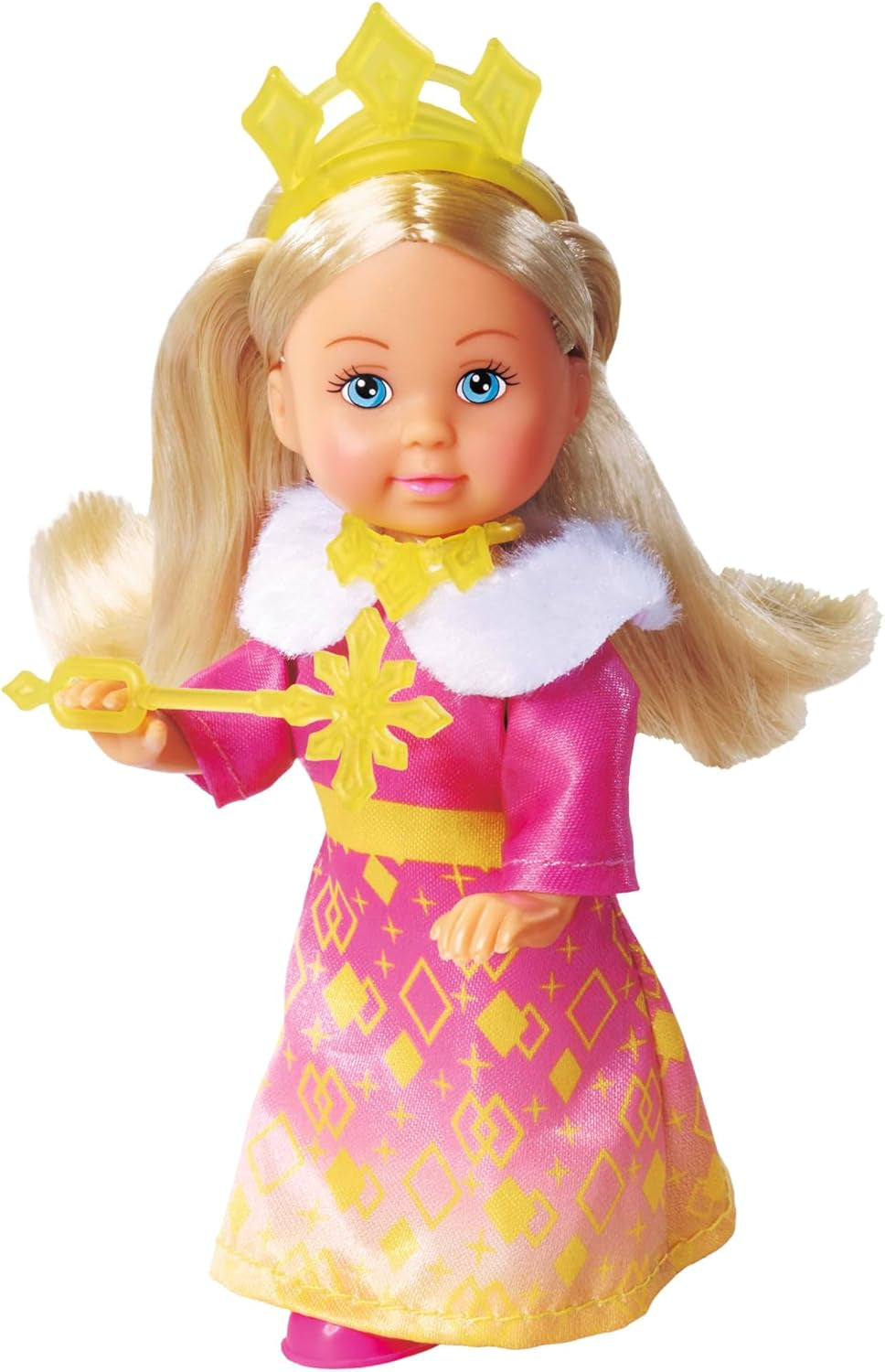 Simba Evi Love Princess Ride, Muñeca Princesa con Trineo y Caballo de Invierno, Accesorios Princesa, 12 cm, Edad 3+
