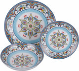 Vajilla de porcelana de 18 piezas, 6 juegos de platos diferentes, Andalucía