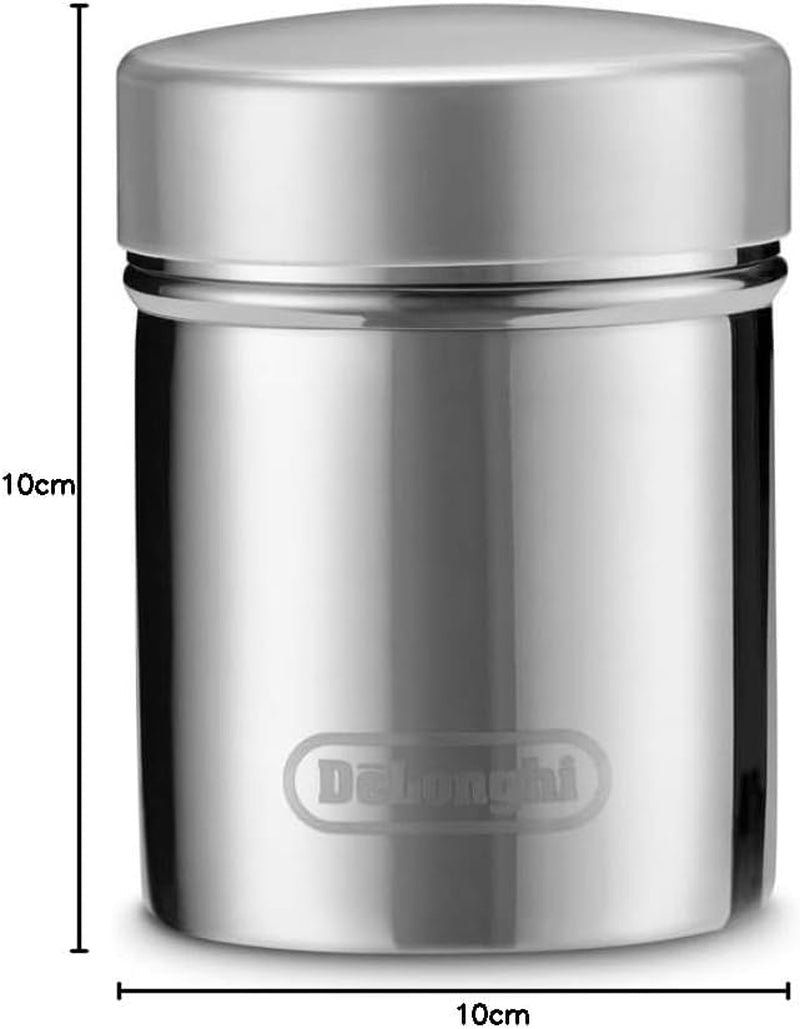 De'Longhi DLSC061 Coctelera de cacao de acero inoxidable, 175 ml, plateado